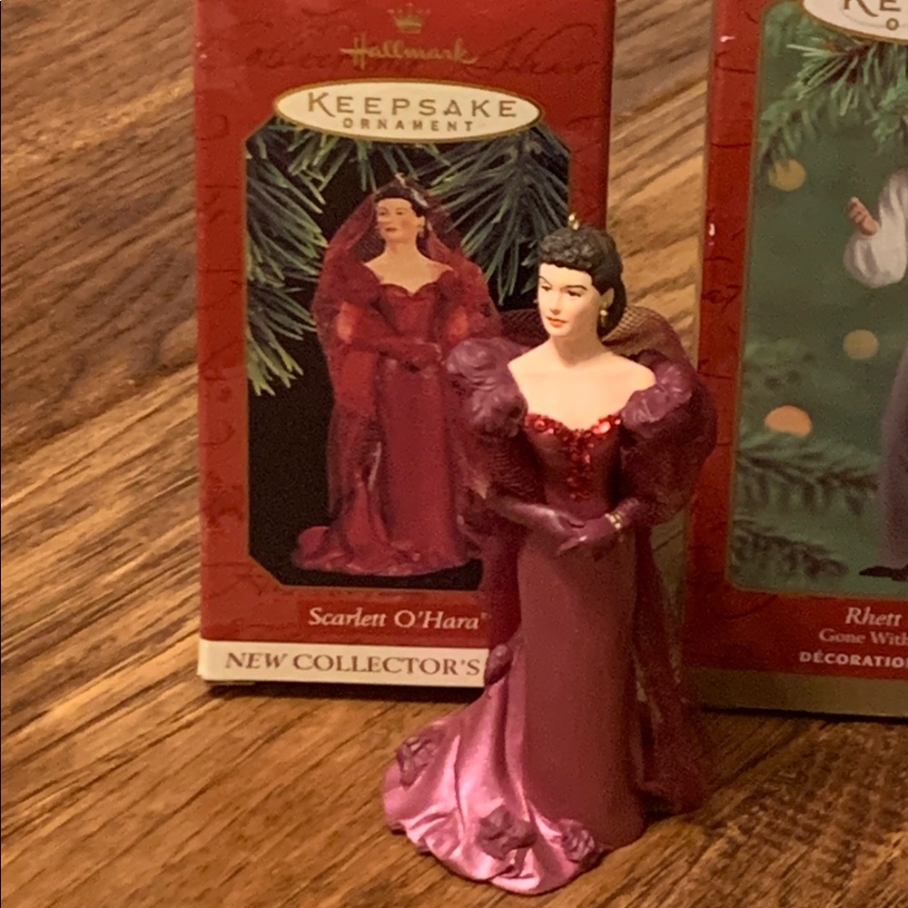 3 GWTW Vintage Hallmark Ornaments - Picture 2 of 11